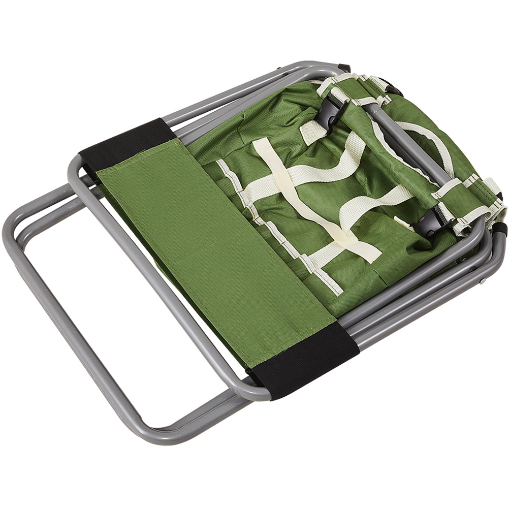 Living and Home All in One Gardening Tool Set with Folding Chair and Storage Bag Image 4
