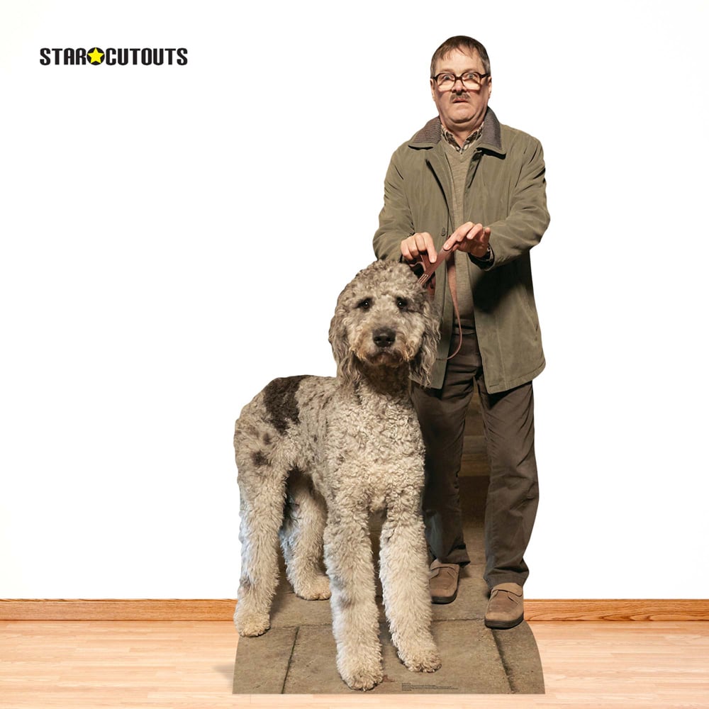 Star Cutouts Jim and Milson Dog Friday Night Dinner Mark Heap Cardboard Cutout 6.4ft Image 3