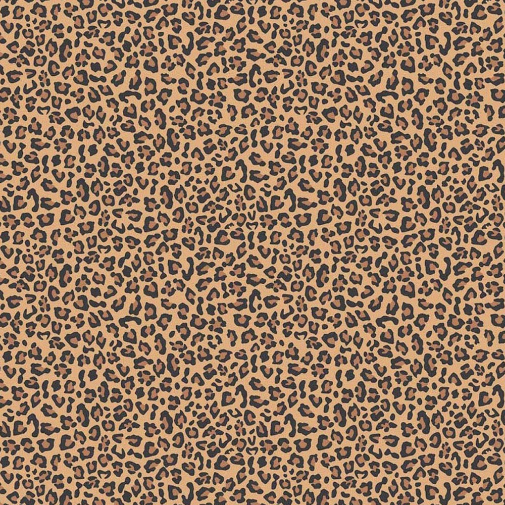 Bobbi Beck Eco Luxury Leopard Print Brown Wallpaper Image 1