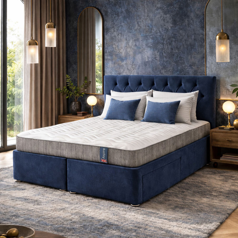 Aspire SleepCraft King Size Medium Comfort Memory Foam Pocket Spring Hybrid Mattress Image 2