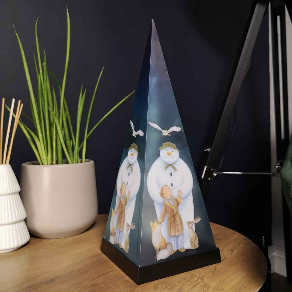 Samuel Alexander The Snowman and Friends Laser Pyramid Christmas Decoration 35cm Image 5