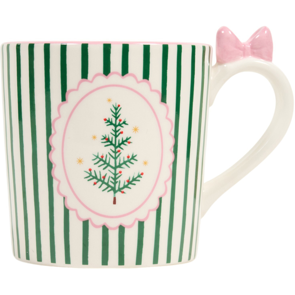 Christmas Stripey Mug Image 2