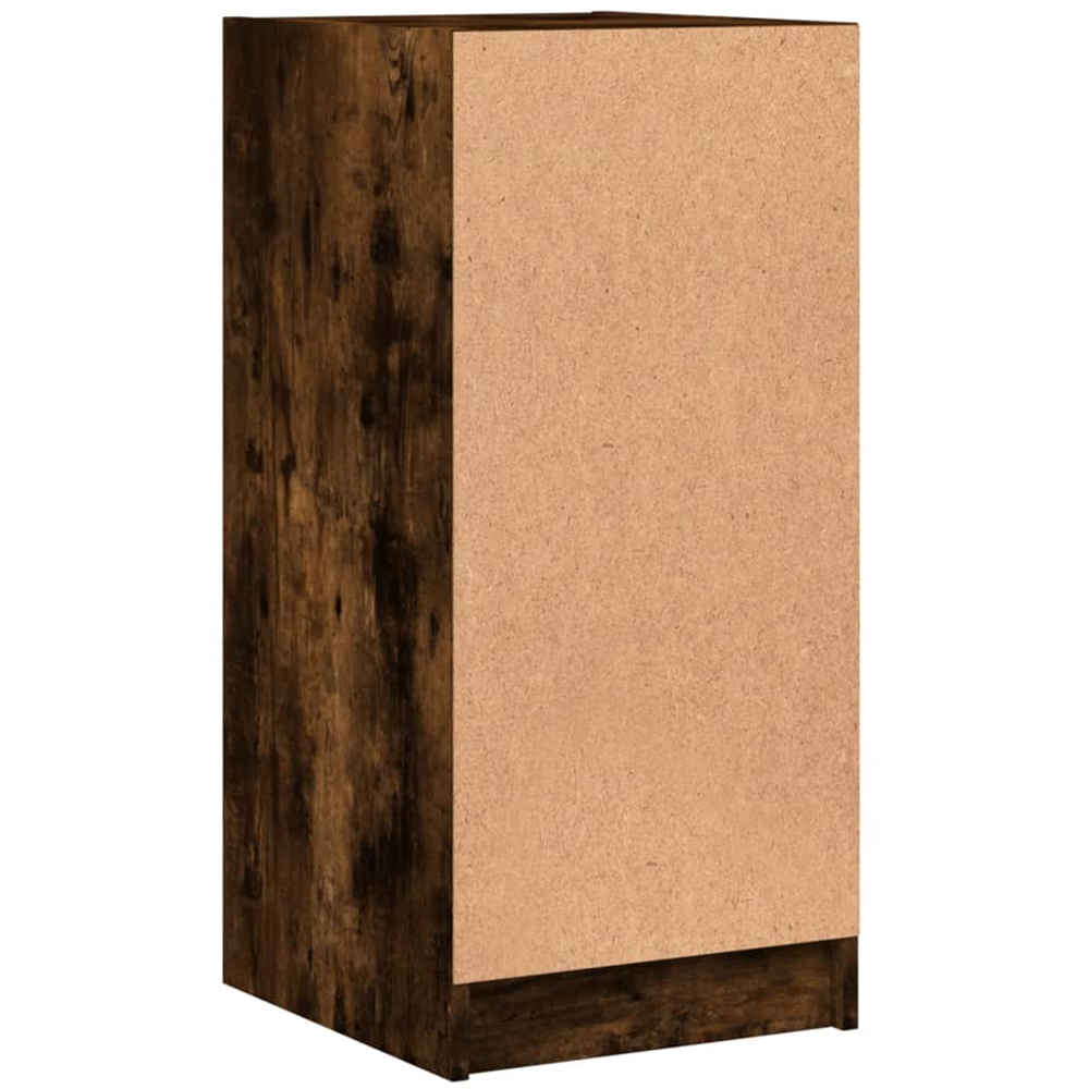 vidaXL Single Door Smoked Oak Side Cabinet Image 7