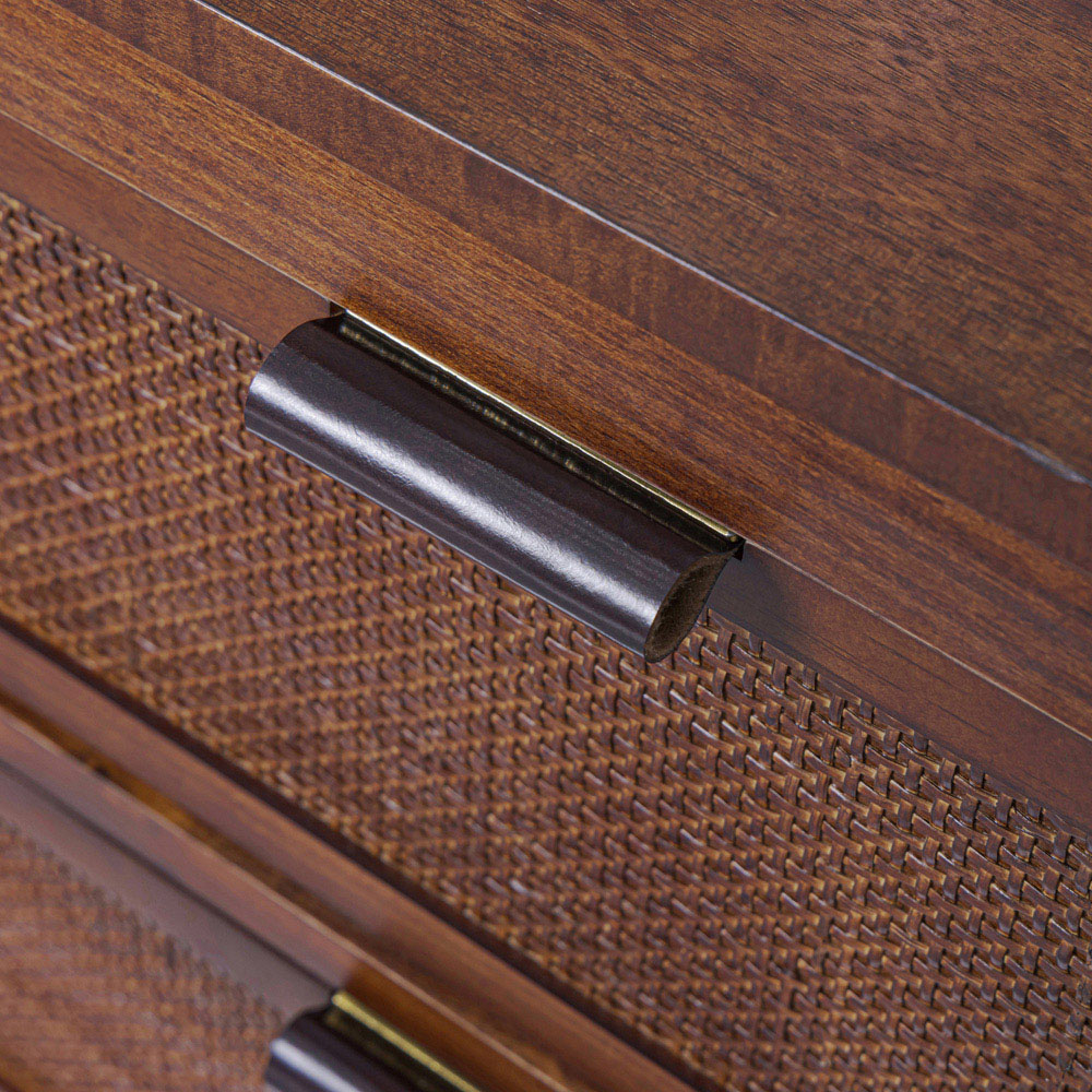 Teamson Home Hatteras 3 Drawer Walnut Dresser Image 6
