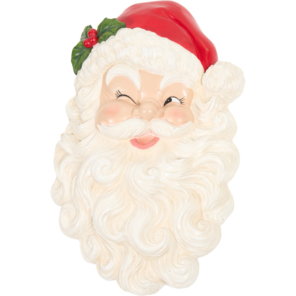 Winking Santa Wall Plaque Image 3