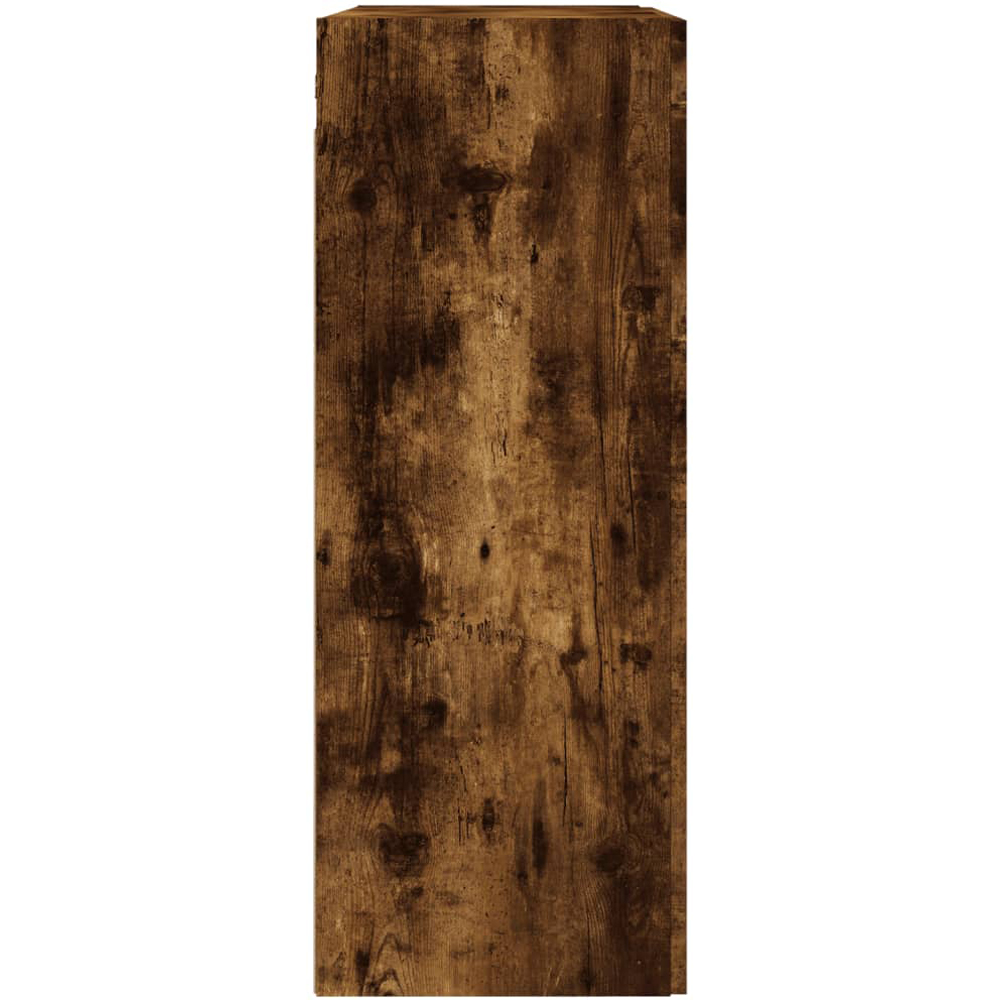 vidaXL 2 Door Brown Smoked Oak Wall Mounted Cabinet 2 Pack Image 7