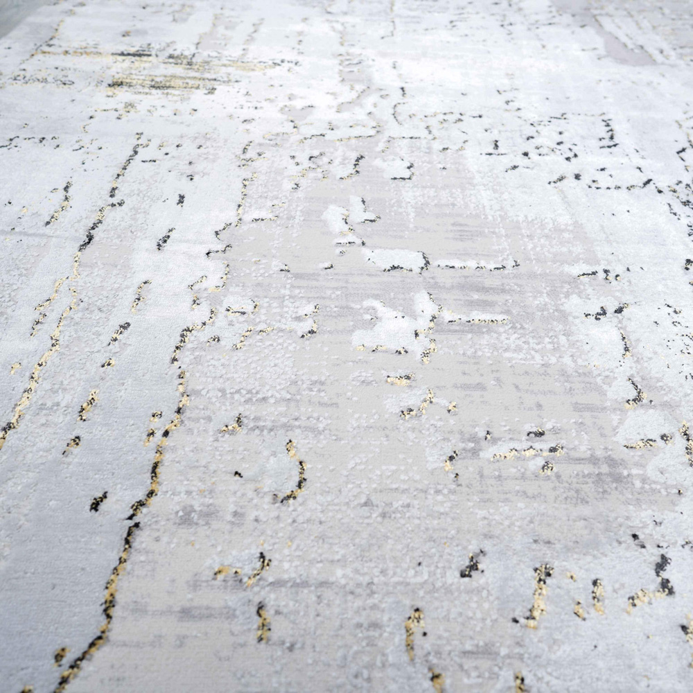Kukoon Hatton Grace Gold Distressed Rug 200 x 290cm Image 4