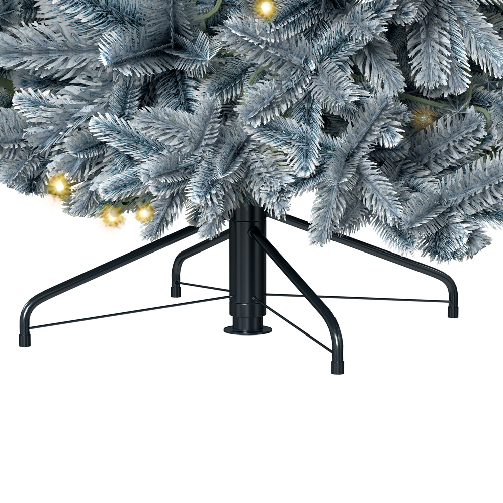 Charles Bentley Luxury Pre-Lit Faux Hinged Snowy Christmas Tree 6ft Image 4