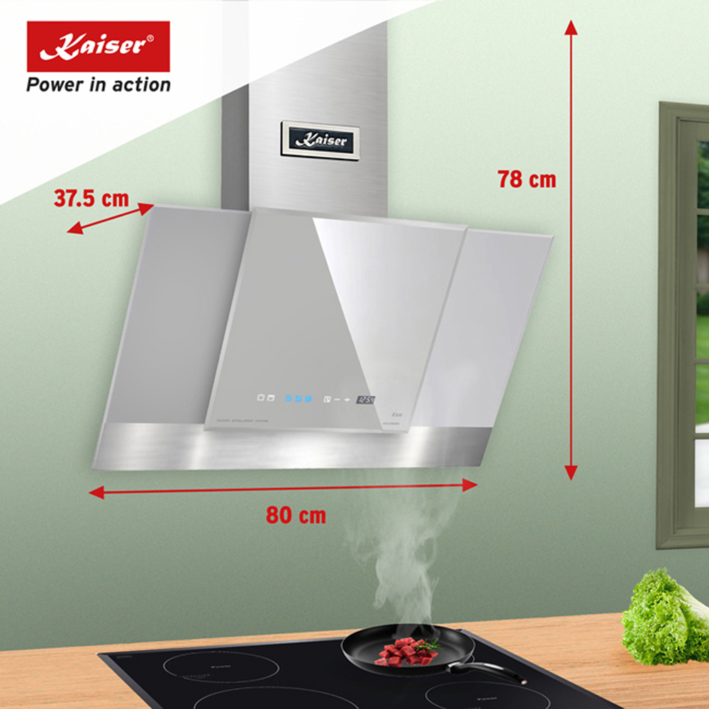 Kaiser Grand Chef White 80cm Cooker Hood Image 6