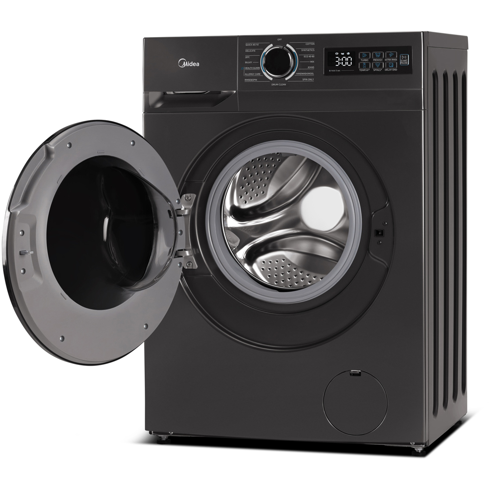 Midea MF110W100BA10/T 10kg Graphite Freestanding Washing Machine Image 3