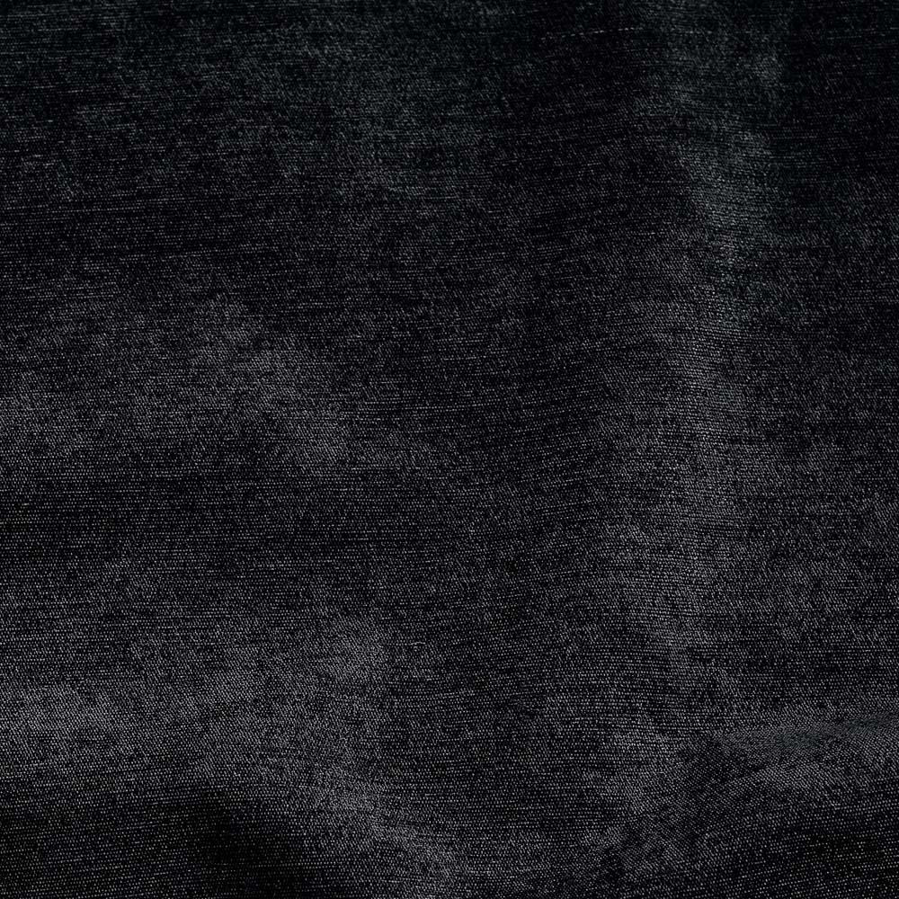 Alan Symonds Black Chenille Blackout Pencil Pleat Curtains 168cm x 229cm Image 5