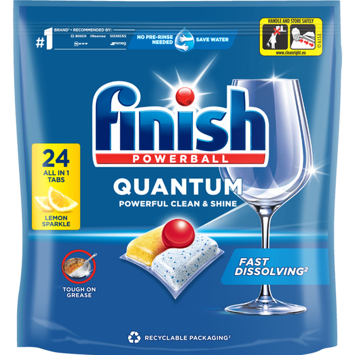Finish Quantum All in One Dishwasher Tablets - 24 Image