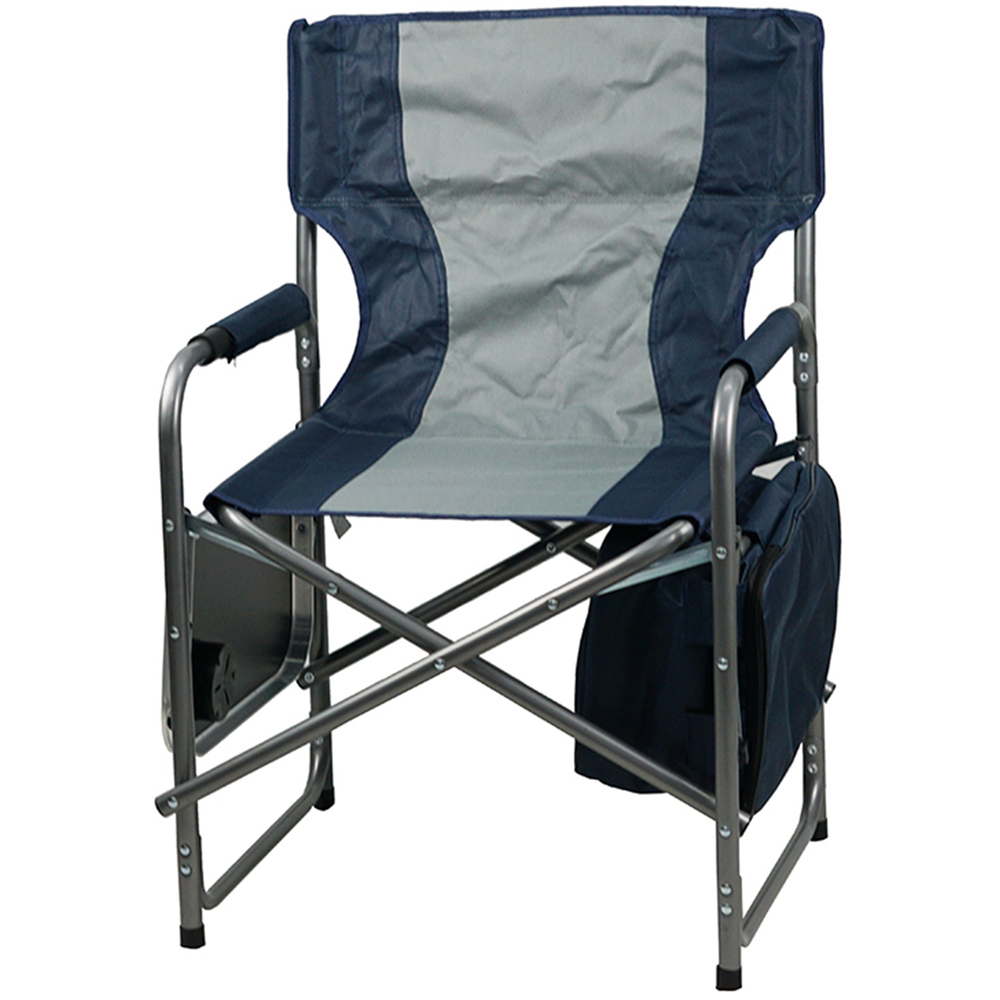 Gr8 Garden Folding Directors Camping Chair with Side Table and Cooler Bag Image 3