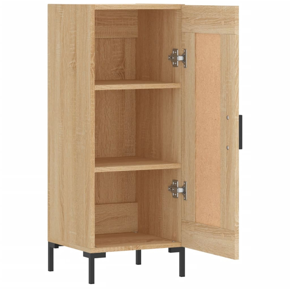 vidaXL Single Door Sonoma Oak Sideboard Image 6