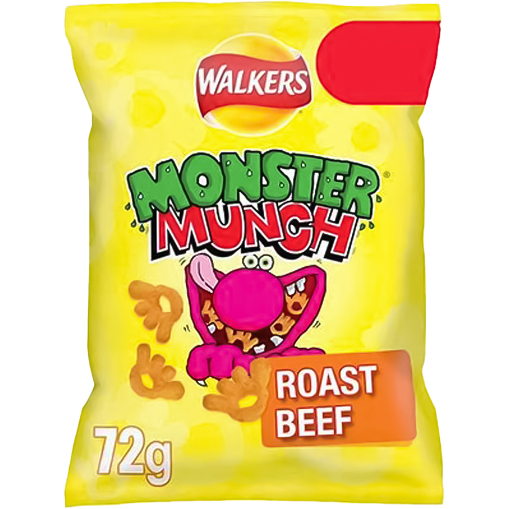 Walkers Monster Munch Roast Beef 72g Image 1