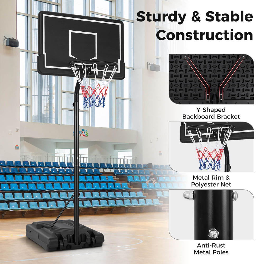 Costway Outdoor Basketball Hoop Set Image 7