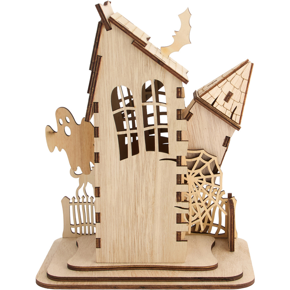 Wooden Haunted House Natural Image 4