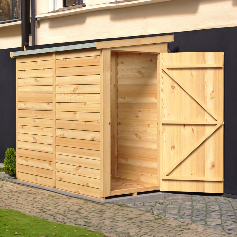 Shire GB Garden Value 6 x 3ft Overlap Pent Garden Shed Image 2