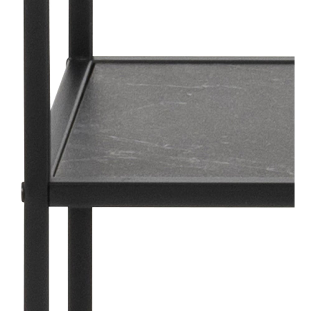 Florence Infinity 4 Shelf Black Bookcase Image 5