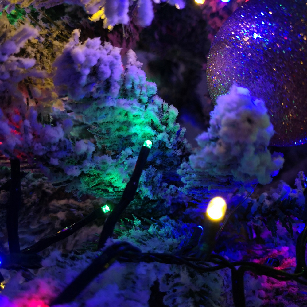 Samuel Alexander 5000 Multicolour LED Multi-Function Green Cluster Light 62.5m Image 4