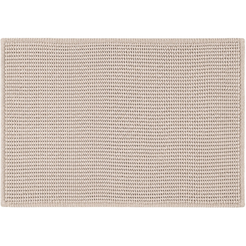 Hand Woven Bobble Bath Mat Mink Image 1