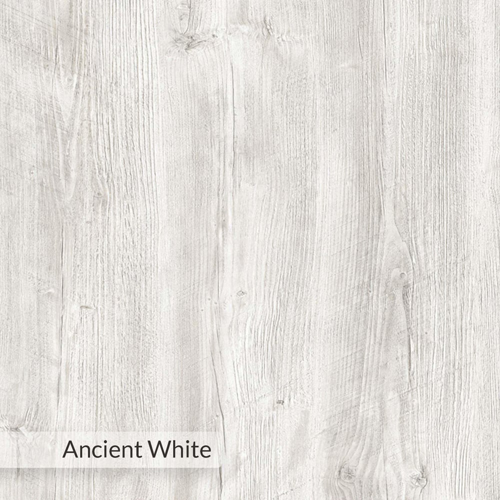 Decortie Ralla 2 Shelf Ancient White Modern TV Unit Image 3