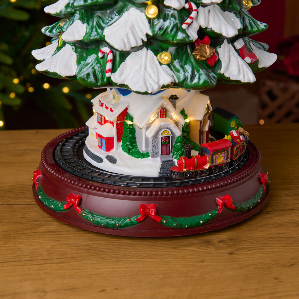 Snowy LED Expanding Christmas Tree Model Image 3