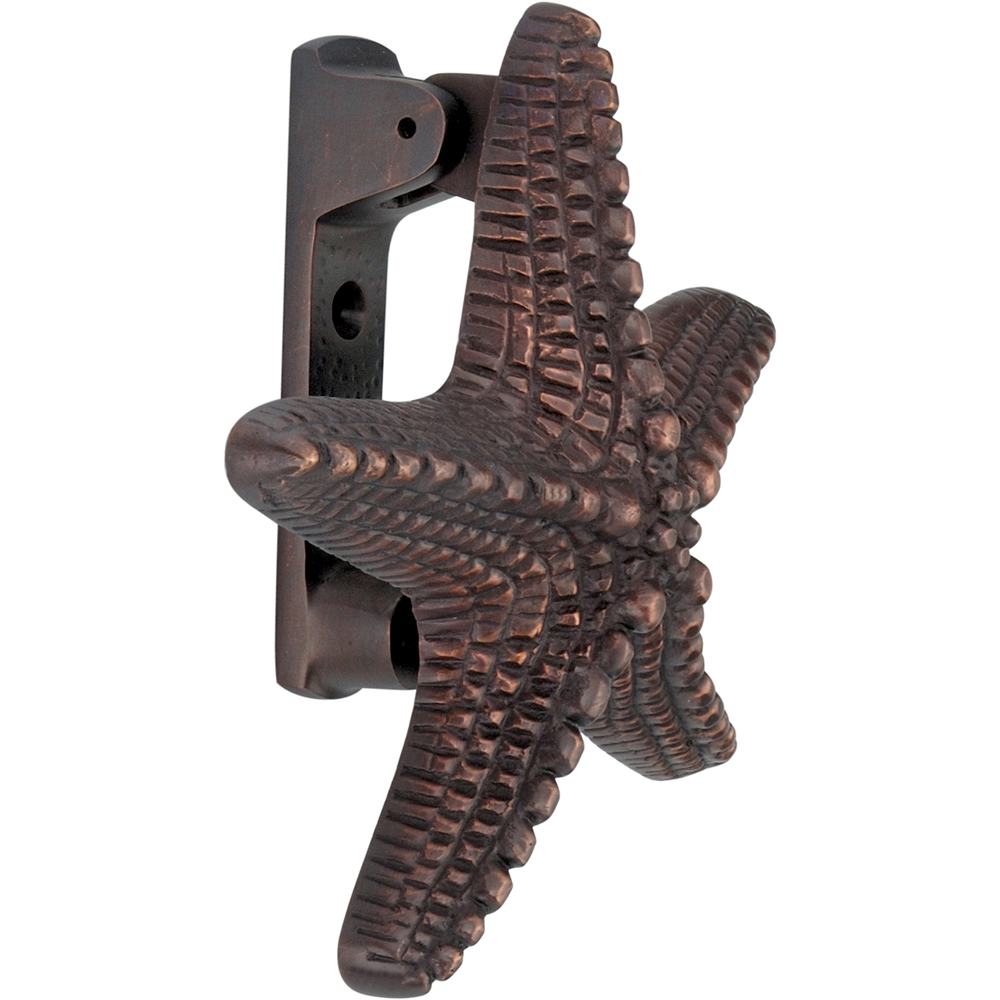 Spira Brass Aged Bronze Starfish Door Knocker Image 4