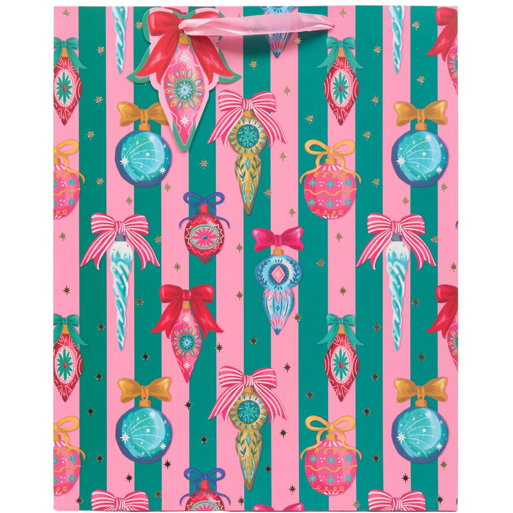 Vintage Baubles Large Gift Bag Image 2