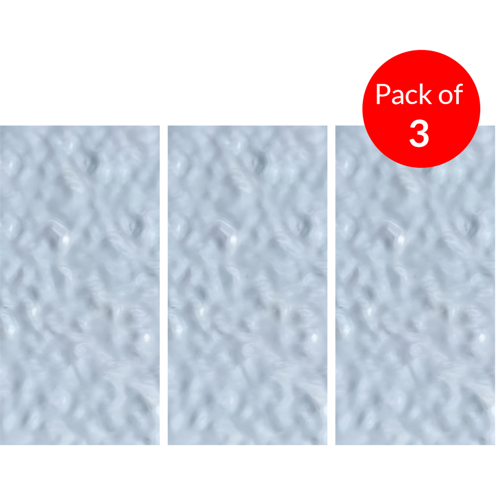 Britwall Silver Wave Pattern Metallic Finish WPC Wall Panel 2440 x 1220mm 3 Pack Image 3