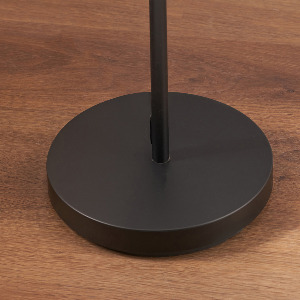 Pacific Lifestyle Aaron Black Metal Floor Lamp Image 4