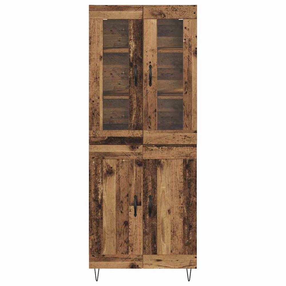 vidaXL 4 Door Old Wood Sideboard Image 8