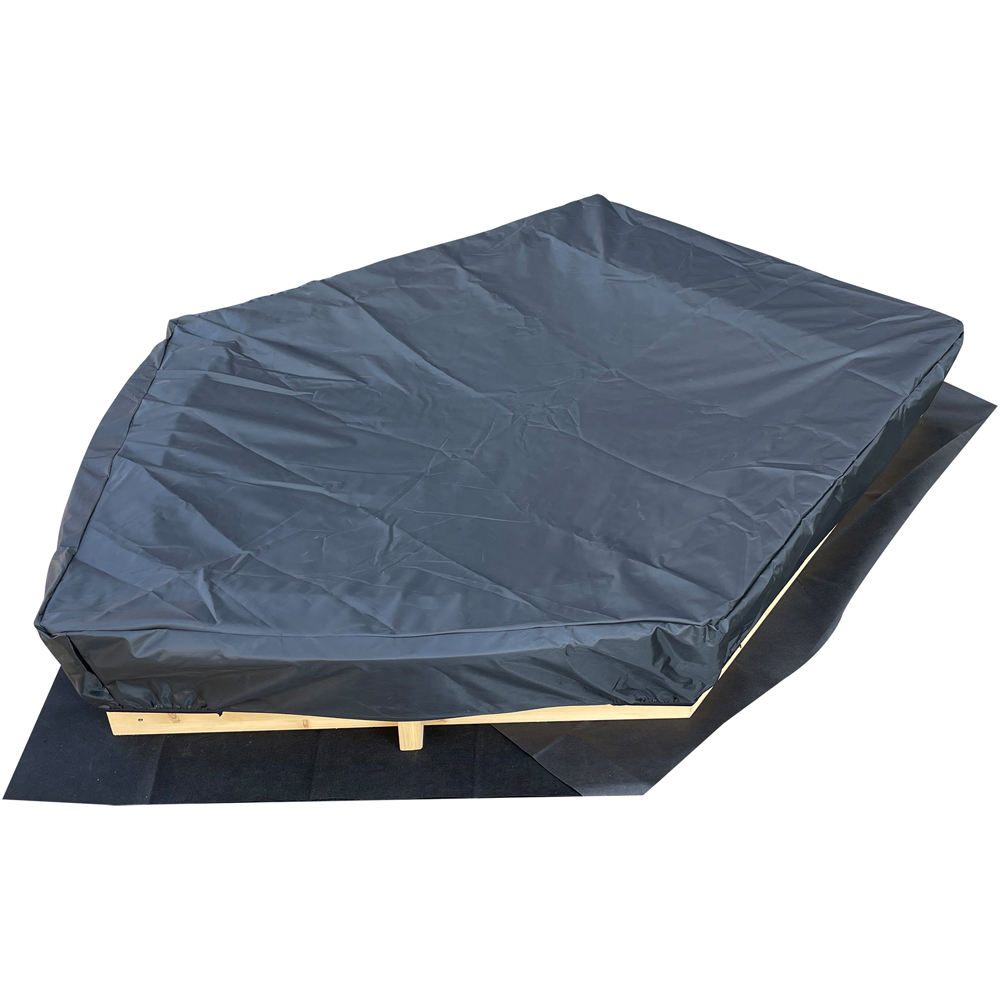 Liberty House Toys Kids Boat Sandpit with Seating and Cover Image 4