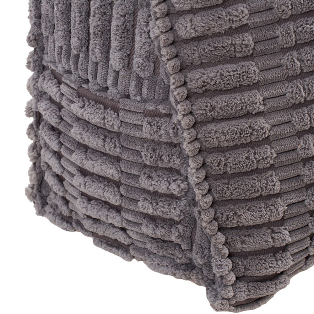 Living and Home Dark Grey Wedge Headboard Pillow with 2 Backrest Support Cushion 67 x 180cm Image 5