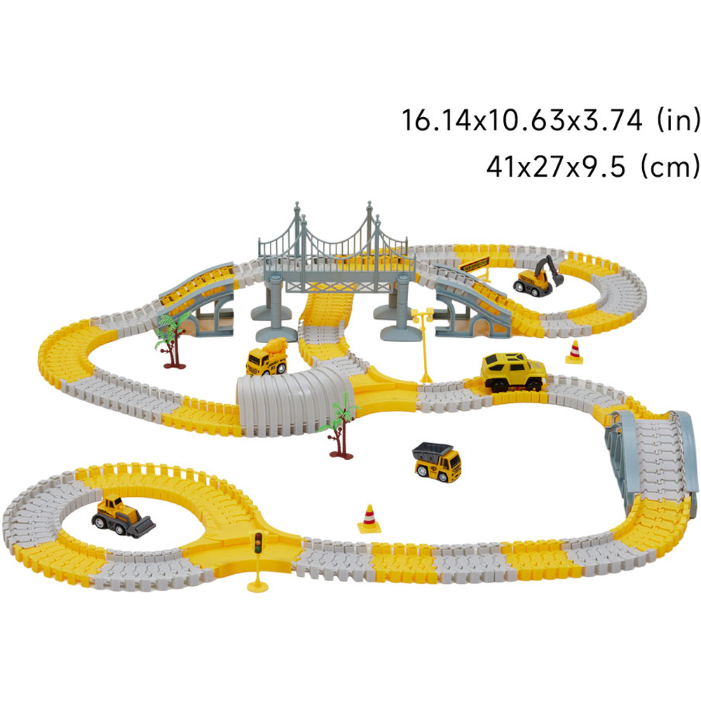 Tommy Toys Kids Plastic Construction Toy Race Track Set Image 6