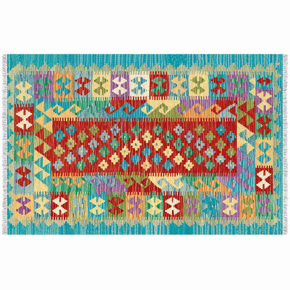 Evu Harmony Multicolour Rug 80 x 150cm Image 1