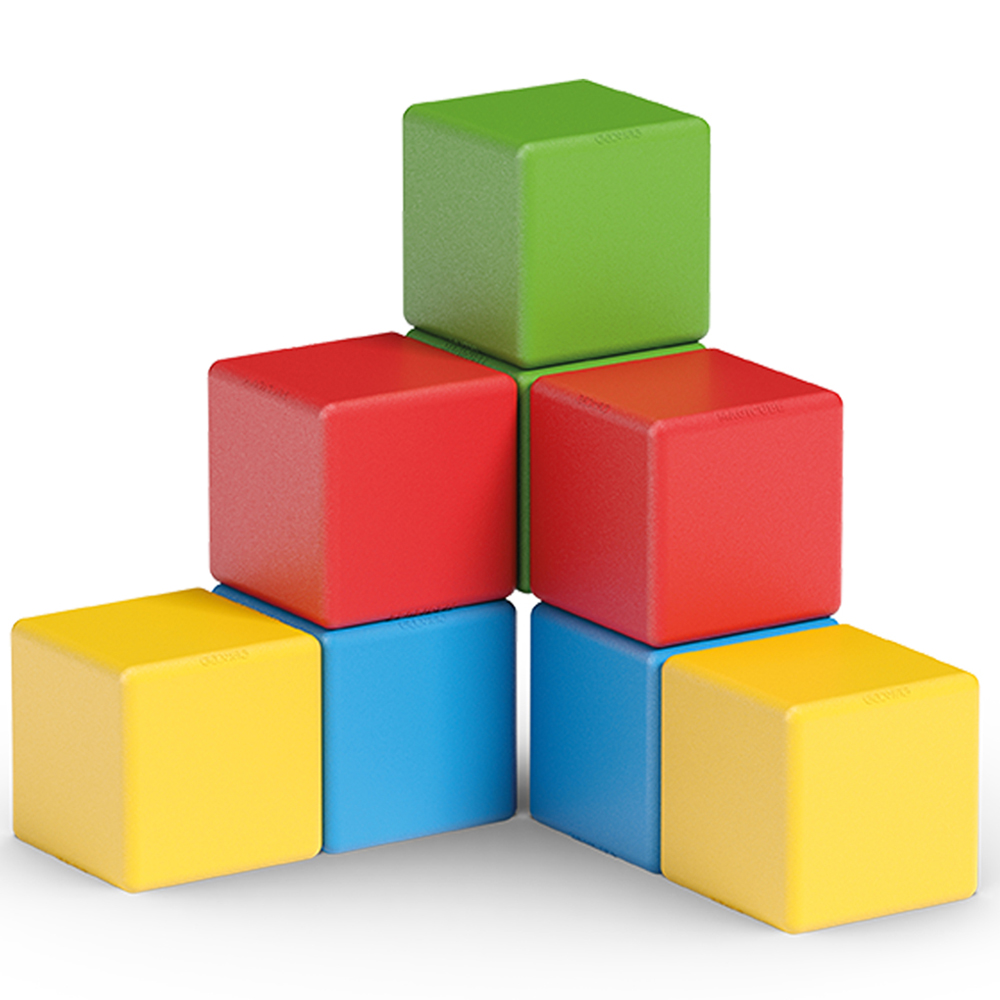 Geomag Magicube Full Colour Recycled Try Me Set 8 Piece Image 3