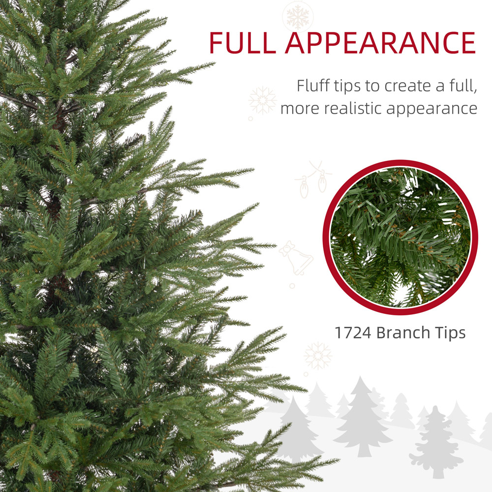 Everglow Green Realistic Artificial Christmas Tree 5ft Image 5