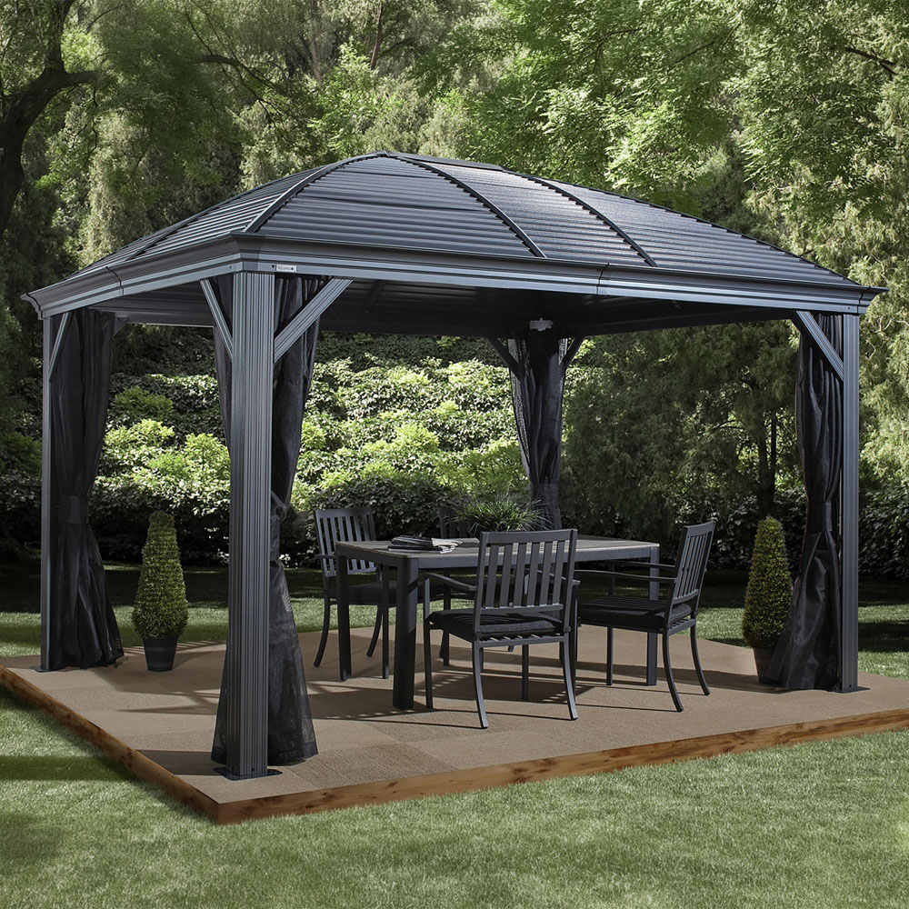 Sojag Moreno 3 x 3.7m Grey Gazebo Image 1
