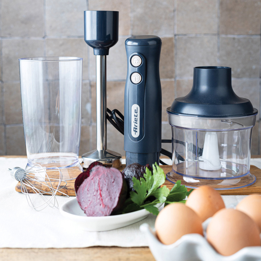 Ariete AR0601 Dark Grey 3 in 1 Whisk Hand Blender and Chopper 700W Image 3