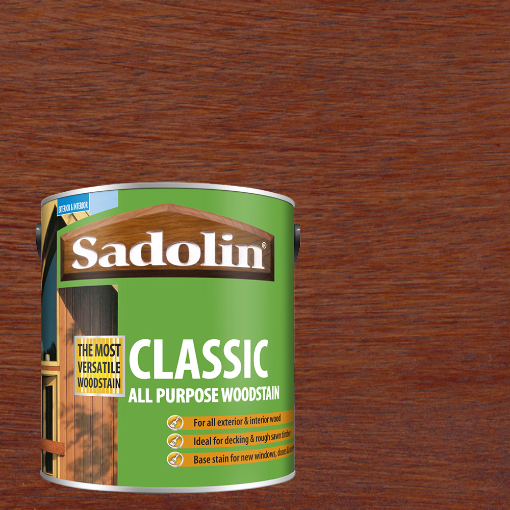 Sadolin Classic Mahogany All Purpose Matt Finish Woodstain 5L Image 4
