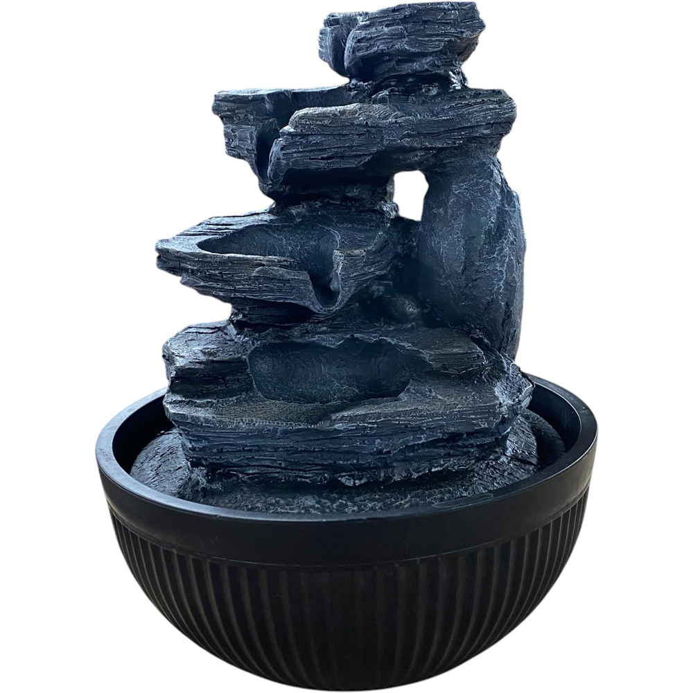 Acacia Home Dark Blue Tabletop Fountain Image 1