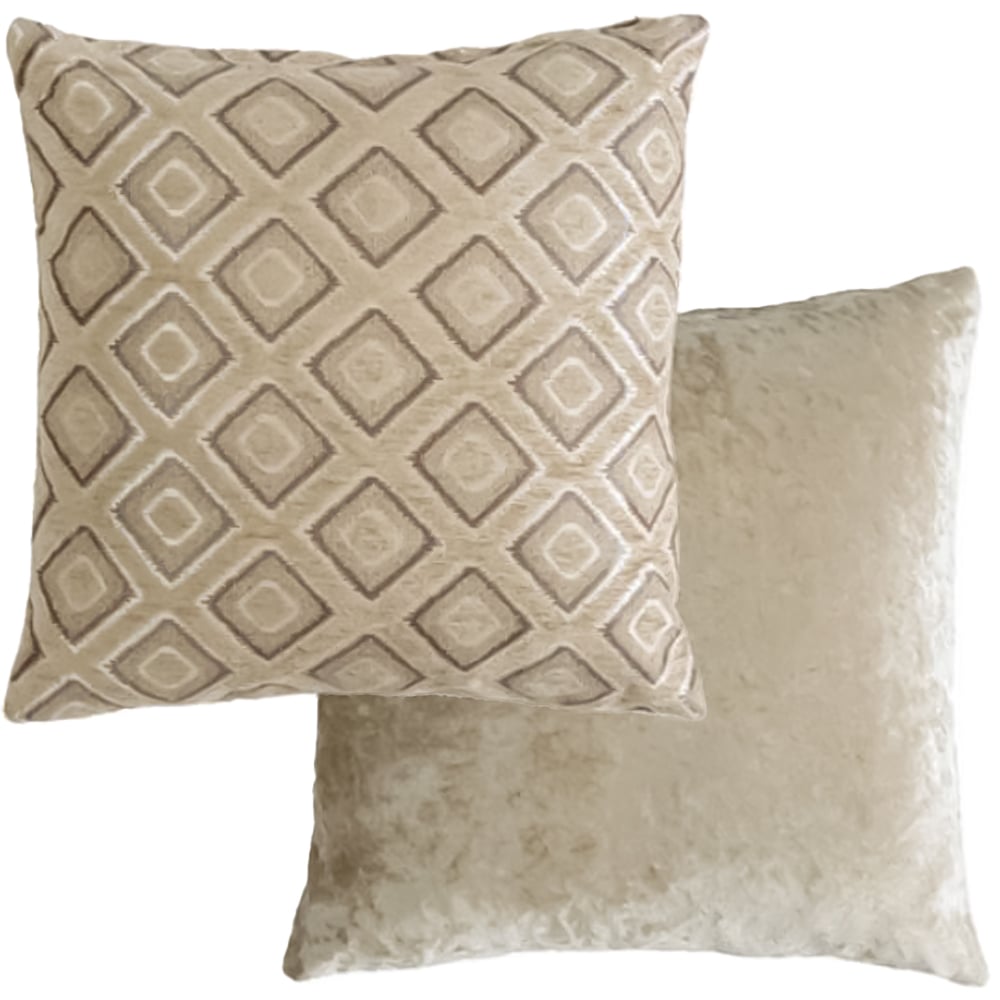 Serene Nevada Beige Cushion Cover 43 x 43cm Image