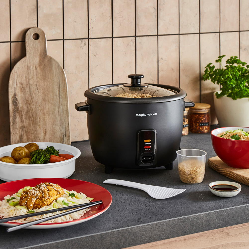 Morphy Richards 471001 Black 1.5L Rice Cooker Image 9