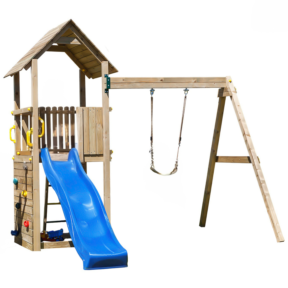 Shire Kids Adventure Peaks Fortress 2 with Single Swing Image 1