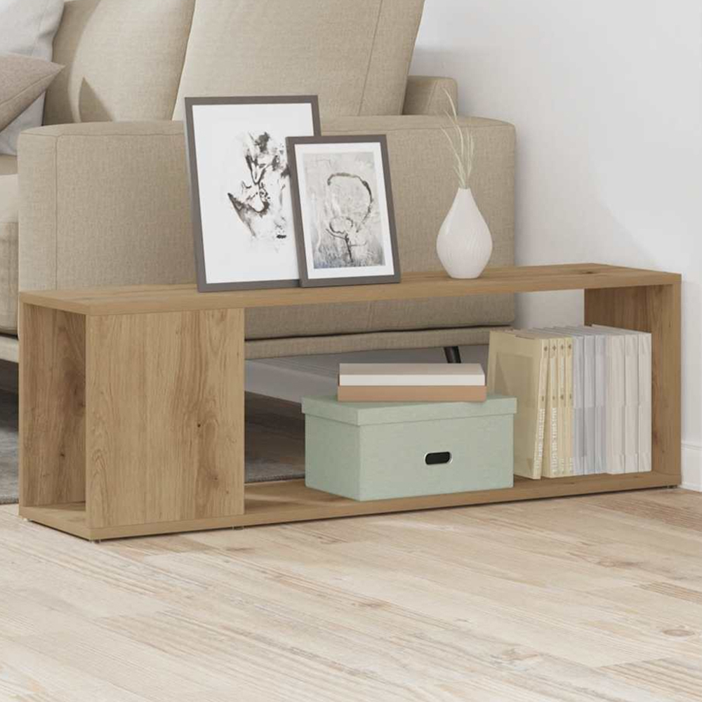 vidaXL Artisan Oak Wide TV Cabinet Image 1