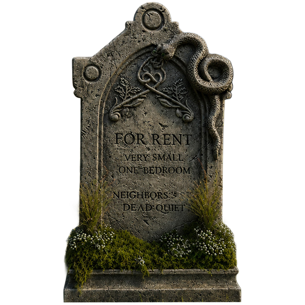 Samuel Alexander For Rent LED Halloween Graveyard Tombstone 60cm Image 1