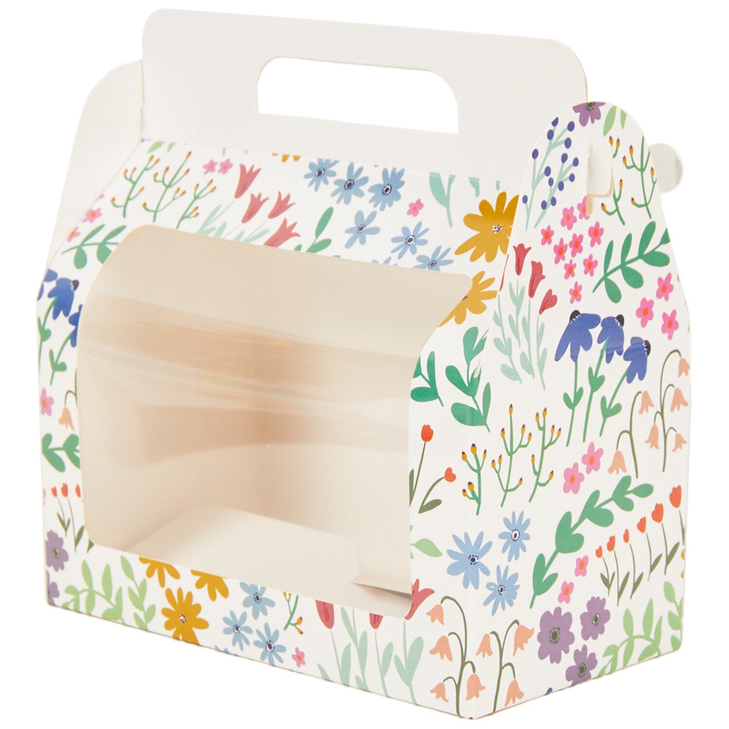 Pack of 2 Wildflower Cupcake Boxes - Multicolour Image 4