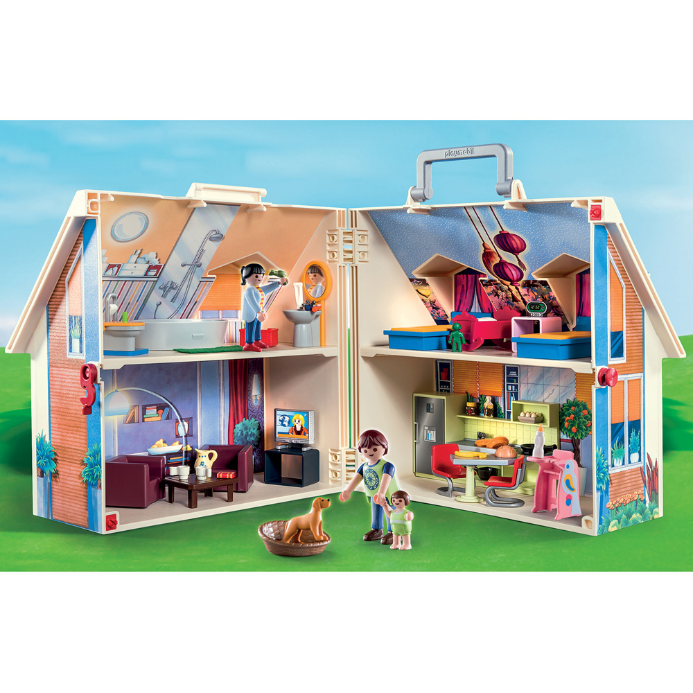 Playmobil Take Along Dollhouse Playset 64 Piece Image 5