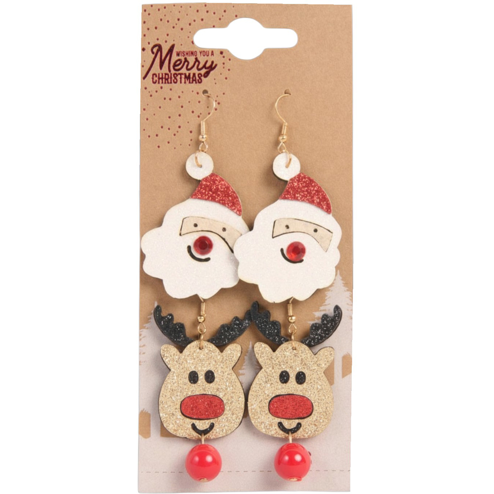Single Christmas Earring 2 Pack in Assorted styles Image 4